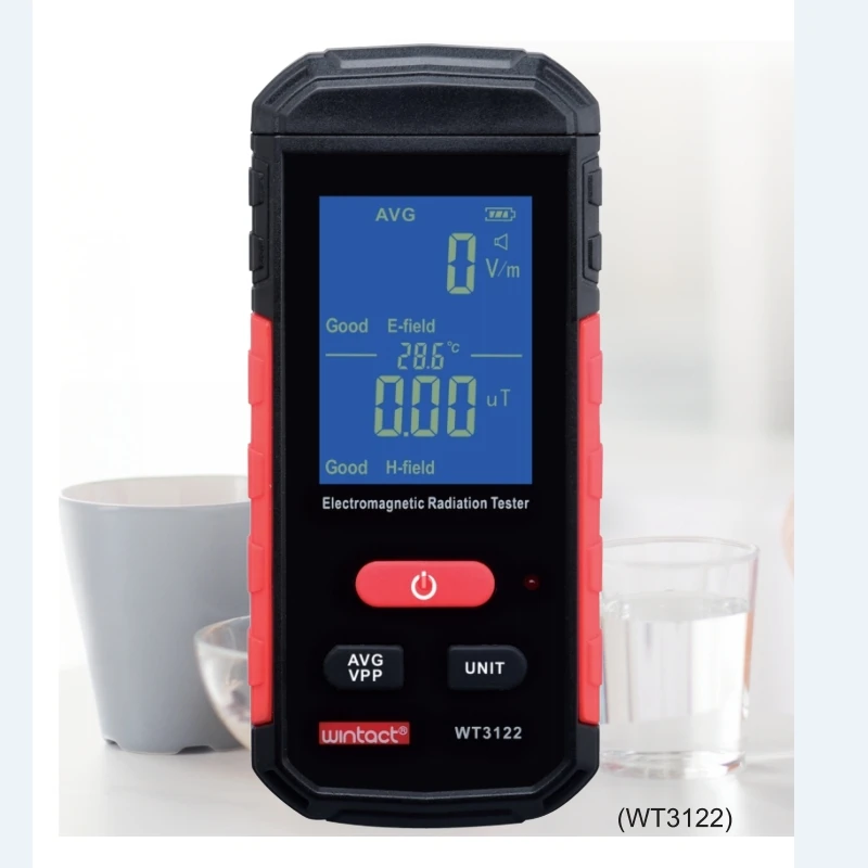 Electromagnetic Field Radiation Detector Tester Emf Meter Rechargeable Handheld Portable Counter Emission Dosimeter Computer
