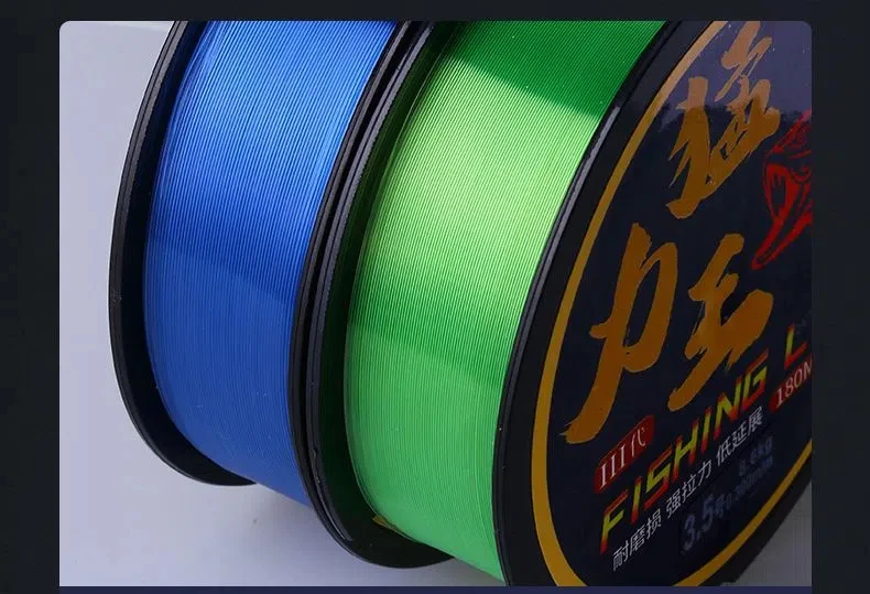200m Nylon Angelschnur Haupt schnur starke Spannung Unter schnur weiche nicht rollende Karausche Angelschnur Köder Angela us rüstung – Detail 10
