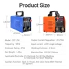 MMA-250 Portable Welding Machine Inverter Arc Electric Welder Current Adjustable Compact Welding Machine Mini IGBT DC Arc Welder 6