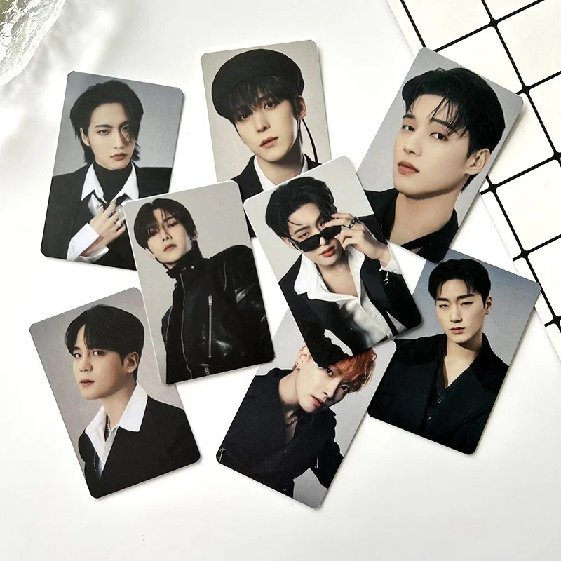 8Pcs/Set Kpop Idol ATEEZ New Album GOLDEN HOUR : Part.1 Photocard Printing LOMO Cards Fans Gifts Card Collection