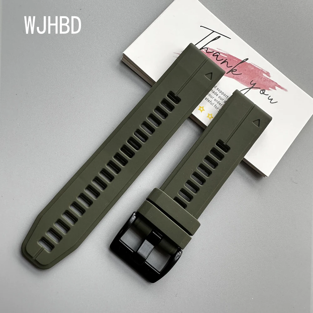 Enhanced Silicone Sports Watch Band - QuickFit 22/26mm Strap