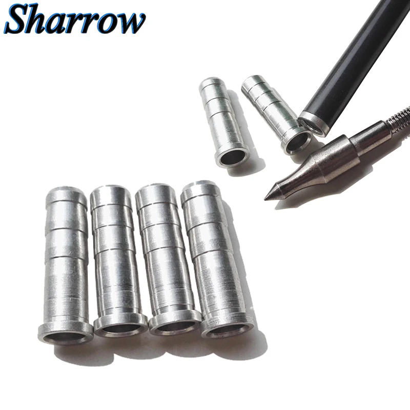 

Archery Arrow Connecter Aluminum Arrow Insert For Hunting Arrows Arrow Heads ID 6.0 6.2 7.6mm Arrow Shaft Hunting Accessories