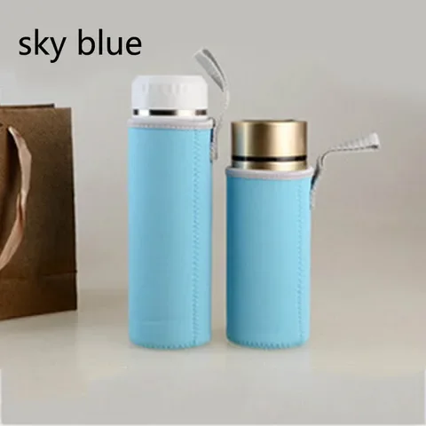 

Portable Water Bottle Cover Bag 1 PC Cup Bags 360ML/550ML Soft Neoprene Sport Camping Accessories Durable Vacuum Cup Set