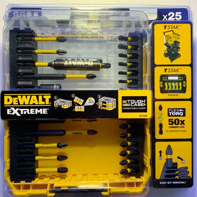 DeWALT PZ2 Extreme Impact Torsion Embout de tournevis sans fil 25 mm (5  embouts)