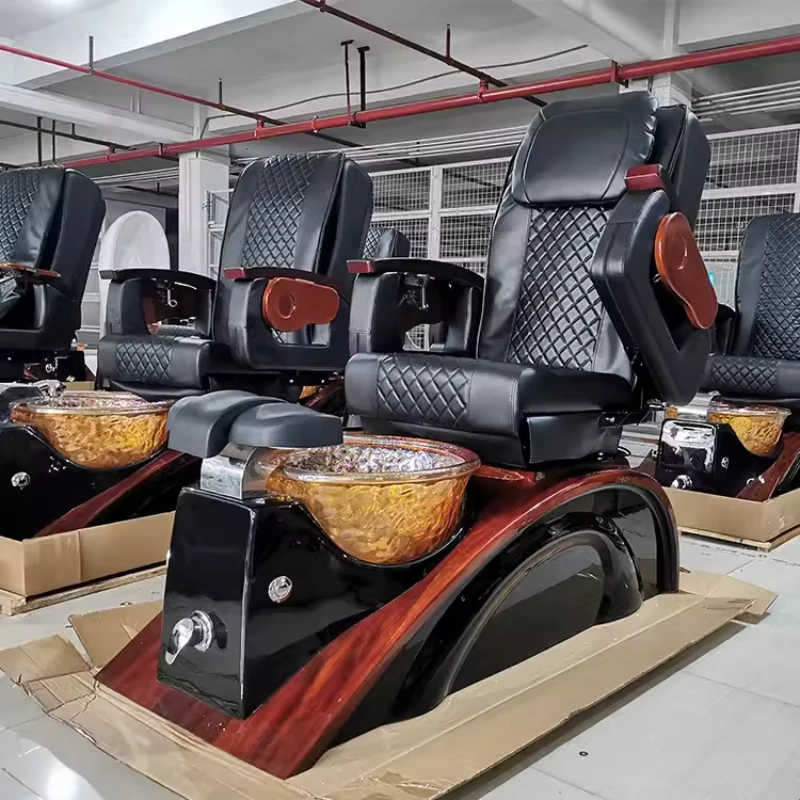 Trolley Professional Spa Pedicure Chair Cube Portable Economic Sink Bowl Foot Rest Chairs For Comfortable Nail Salon Luxury Gheế