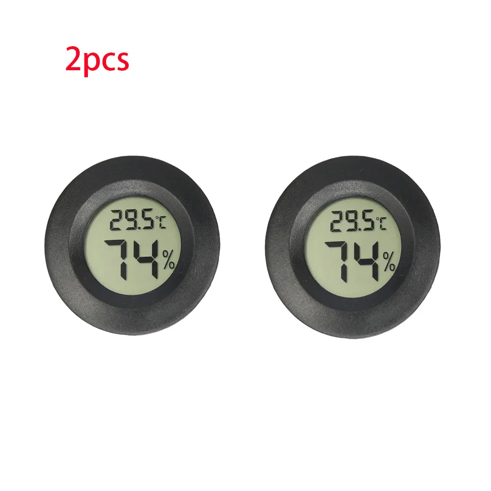 Set of Mini Digital Hygrometer Thermometer LCD Monitors for Indoor Humidity and Temperature Measurement