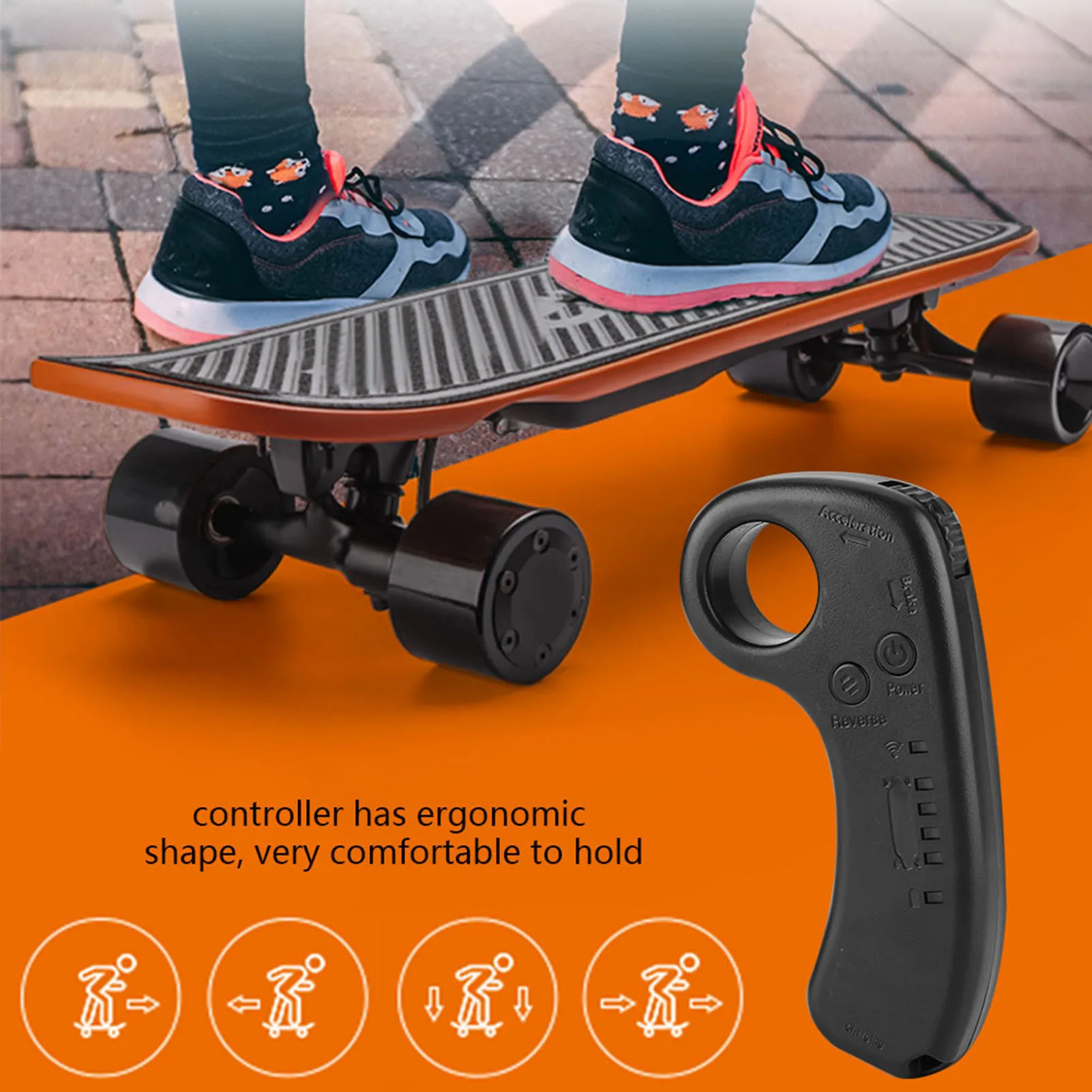 Elektrisches Skateboard Longboard Single Drive ESC Ersatzsteuerungs-Mainboard mit Remote Skateboard ESC-Ersatz – Detail 3