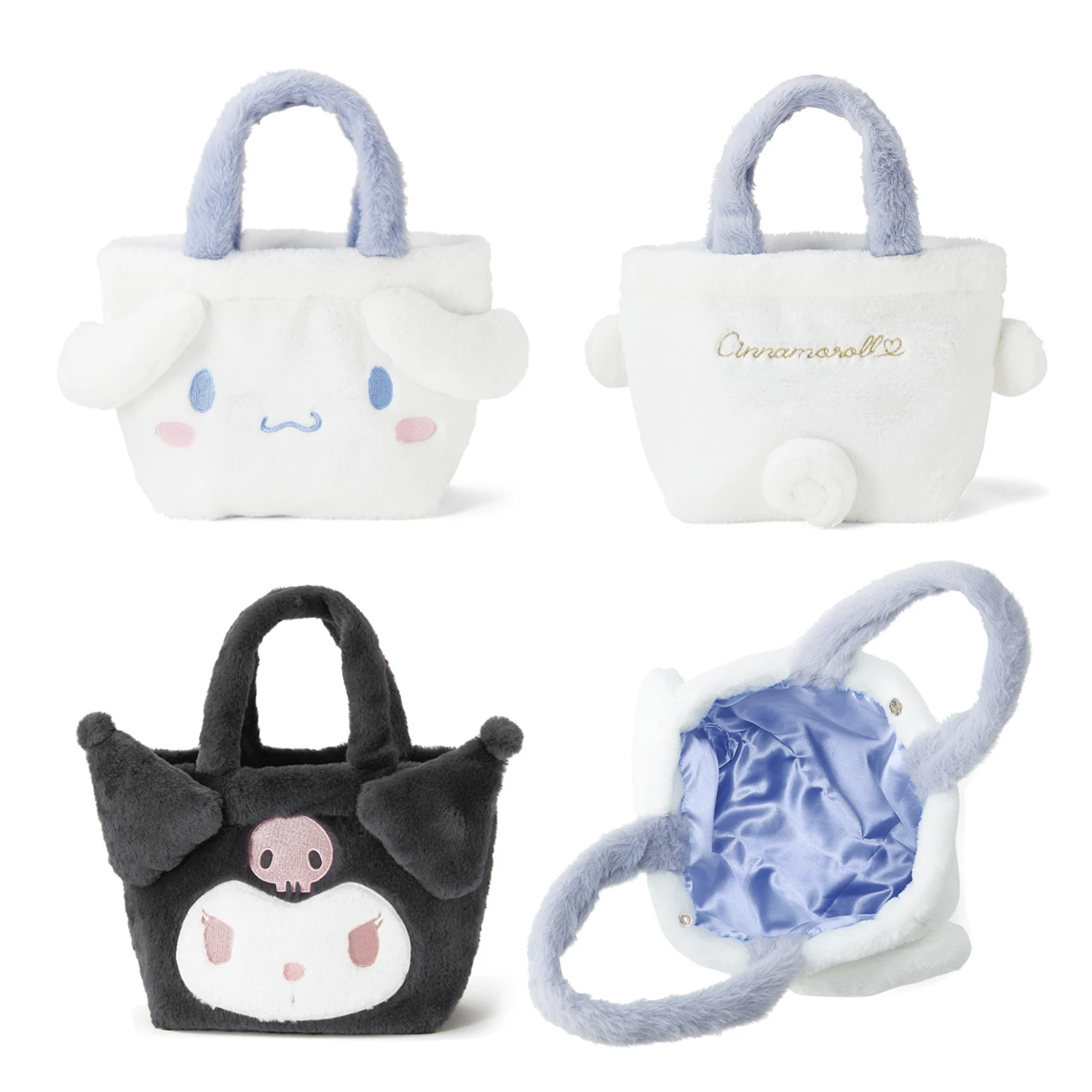 

Sanrios Cinnamoroll Kuromi Mymelody kawaii мультяшная сумка через плечо аниме плюшевая Сумка Кошелек для монет женский клатч подарок для девочек