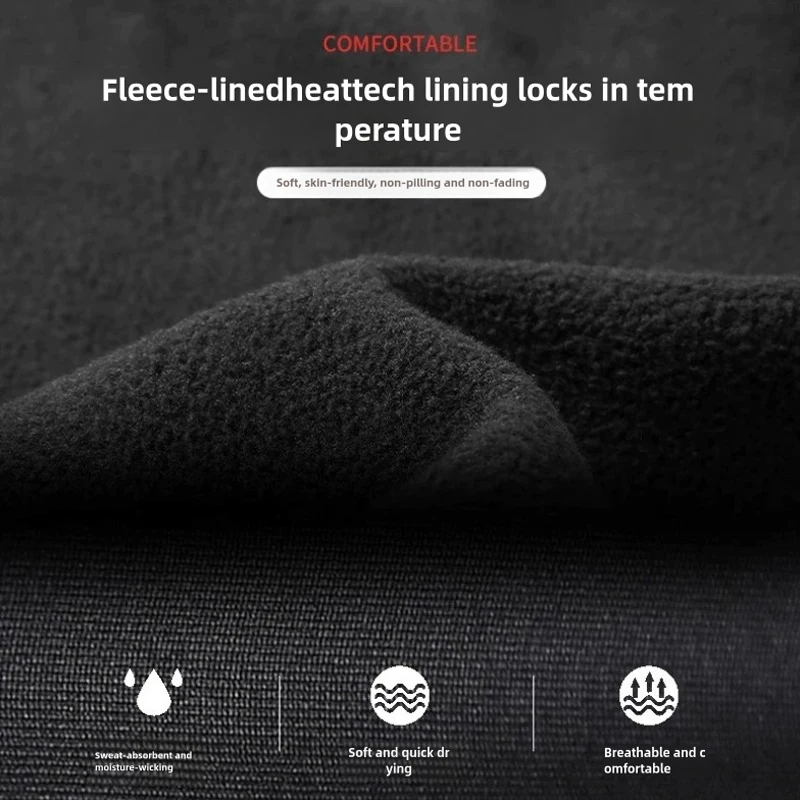 Winter Underwear Pants Warm Fleece Liner Running Skiing Tights Men Compression Sports GYM Fitness Pants Quick Dry Leggings 4
