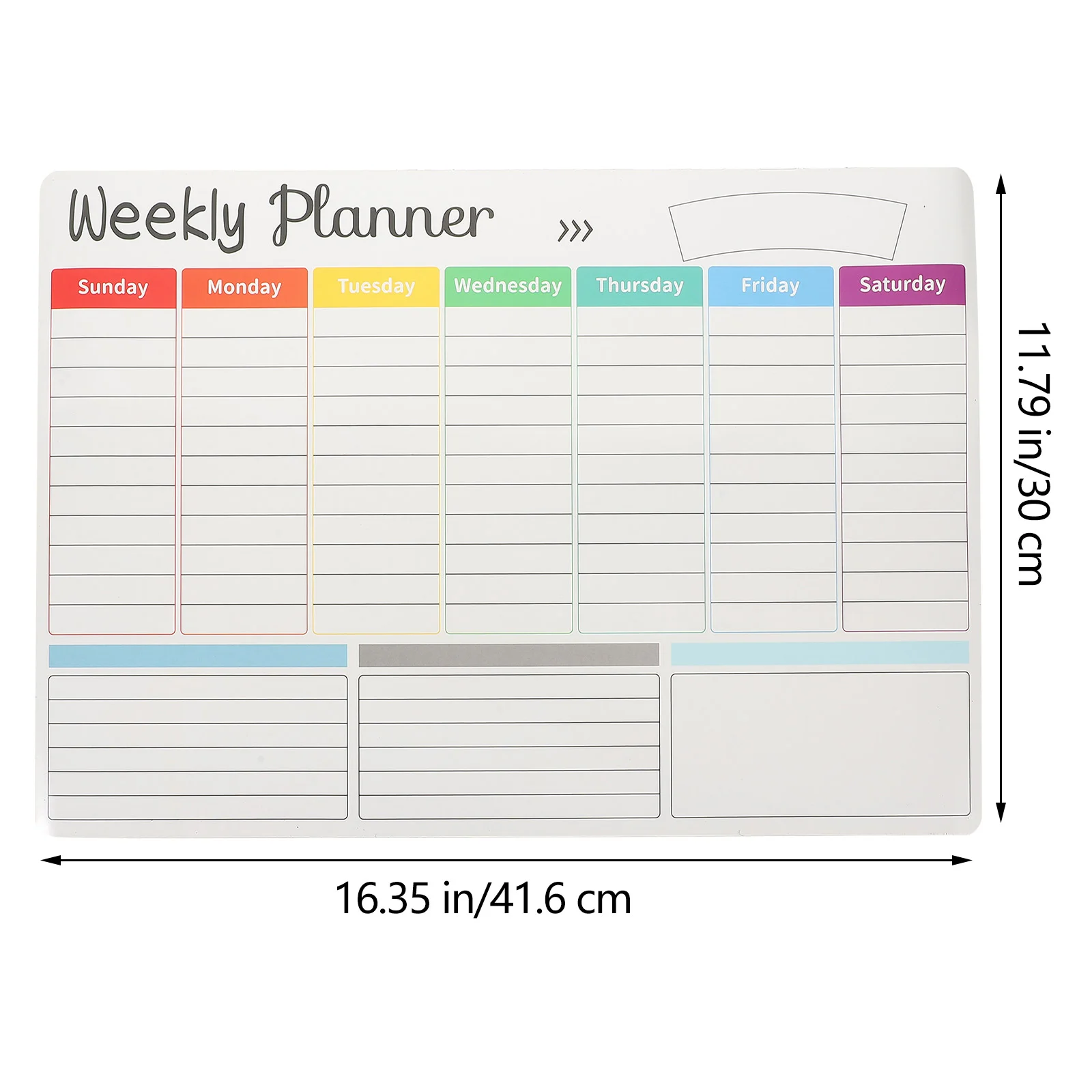 Monthly Whiteboard Calendar Fridge Dry Erase Board Kitchen Planner Desk Calendar Message Board Schedule Planning