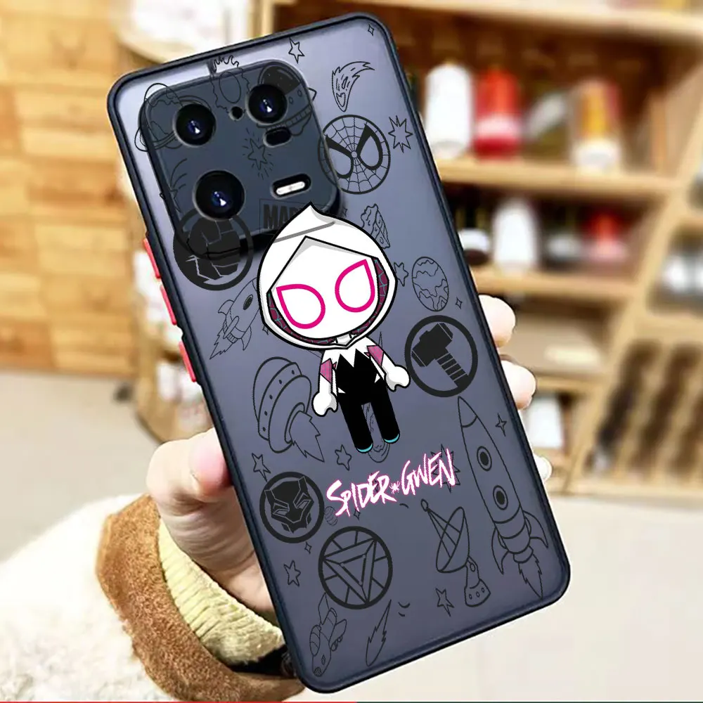 thumbnail image 1 of Funda mate para Xiaomi 13 12 12S 12T 11 11T 10 10T 10S 9 8 6X 5X PRO LITE 5G Funda Coque Shell Marvel Avengers Heroes Space, 1 of 5