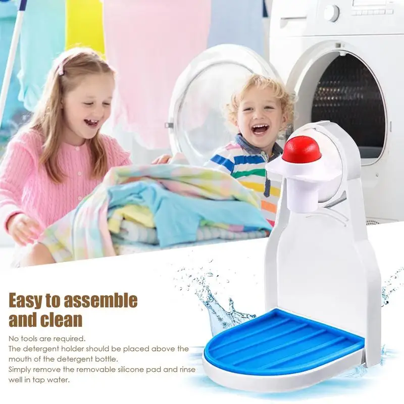 Laundry Detergent Cup Holder,detergent Drip Catcher, Fabric Softener Liquid  Tray Dispenser Organize