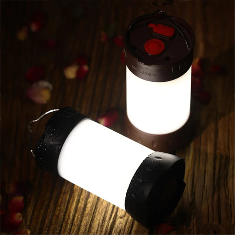 5 Mode Usb Rechargeable Mini Portable Lanterns Magnet Portable Outdoor Led  Camping Lantern Flashlight Waterproof White Red Light - Portable Lanterns -  AliExpress