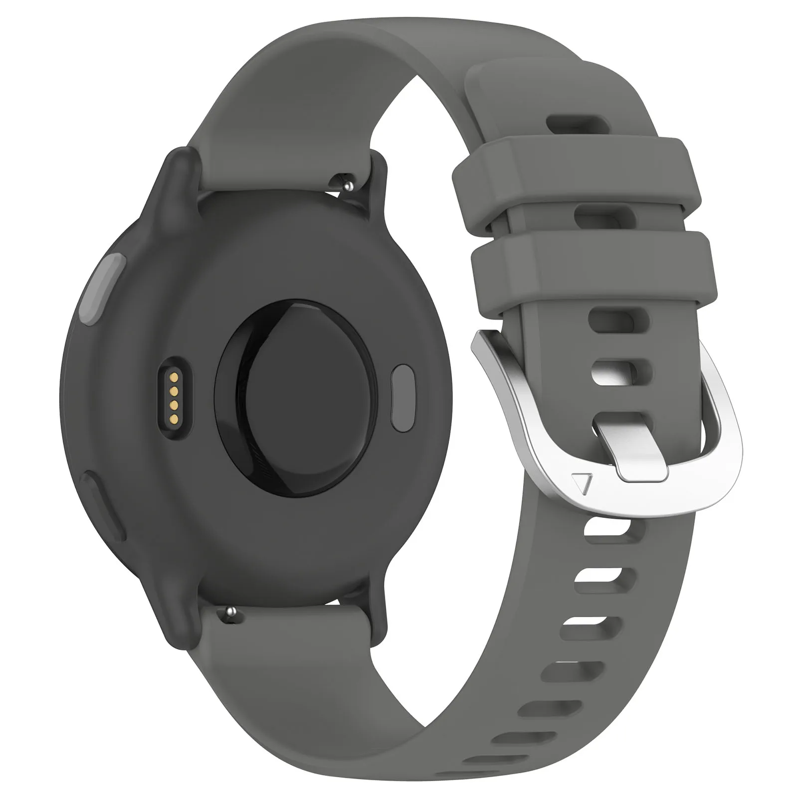 Versatile Silicone Smartwatch Strap - Adjustable 18-22mm Band