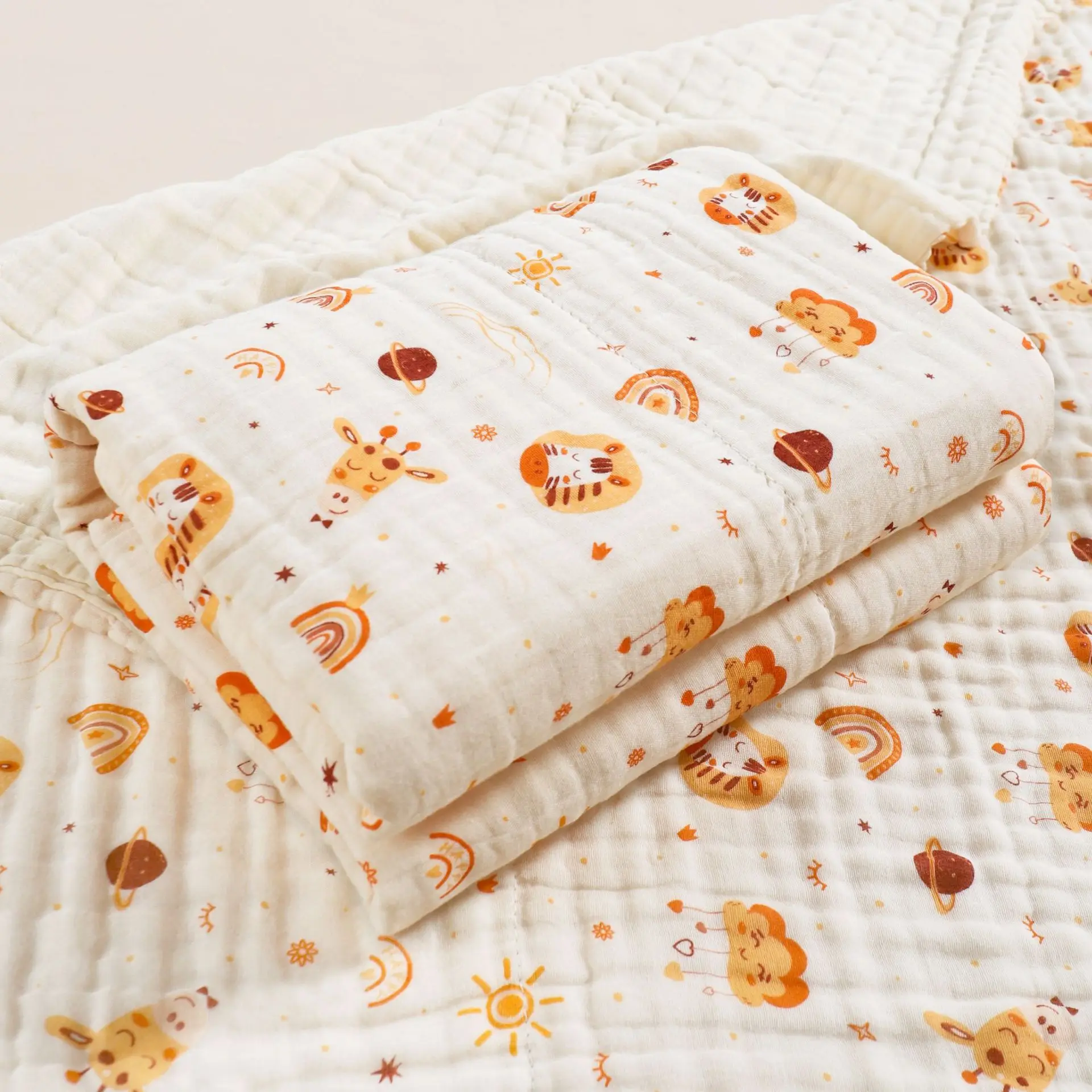 Baby bath towel soft absorbent cotton gauze blanket for newborn baby bathrobe washcloth infant swaddle kids towels blanket