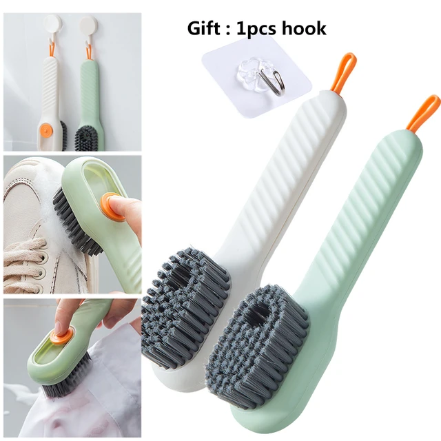 1 Pcs Multifunctional Soft Bristle Brush Household Laundry Cleaning Brush  Wash Cleaning Brush Long Handle Shoe Washing Brush - AliExpress