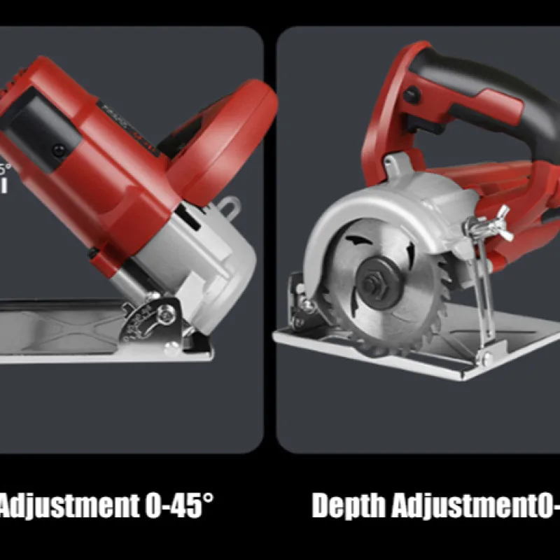 Multifunctional High Power Circular Saw Woodworking Tool Portable high-power cutting machine slotting electric saw toothless