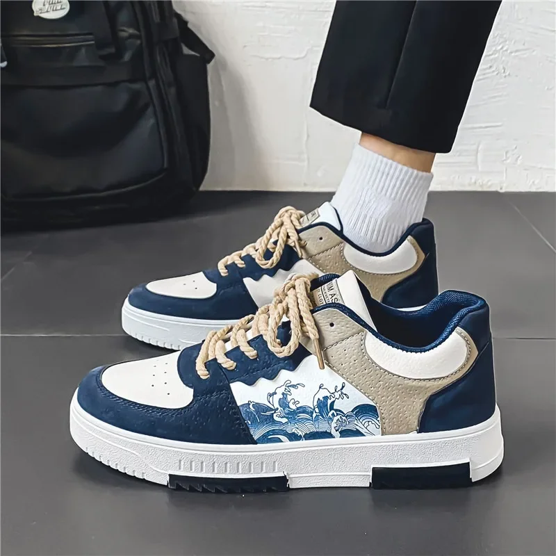 Comemore Men's Casual Shoes Spring Breathable 2024 Casual Sneaker White Trend Men Sport Cheap Footwear Running Shoe Man Sneakers 2