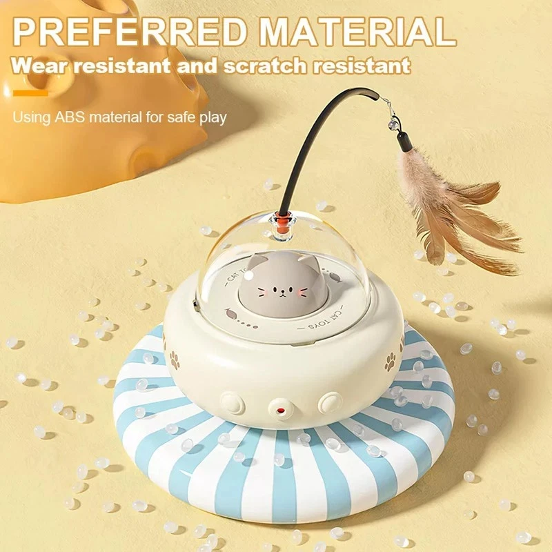 Automatic Cat Toys Interactive Smart Teasing Pet LED Laser Indoor Cat Toy 1