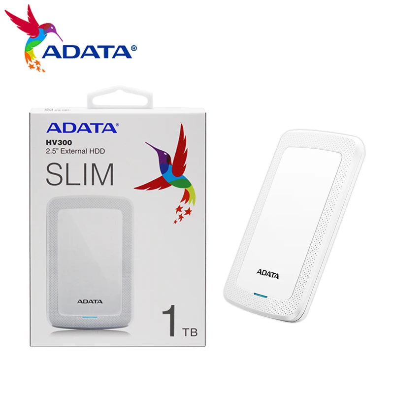 ADATA USB 3.2 Gen 1 2.5 인치 HDD, 2TB 고속 외장 하드 드라이브 디스크, 휴대용 미니 모바일 스토리지 디스크, 100% 정품 