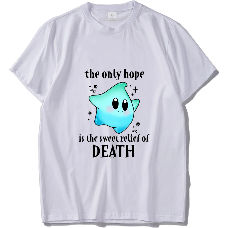 Lumalee-Camiseta-con-frase-The-Only-Hope-Is-The-Relief-Of-Death-para -hombre-y-mujer.jpg