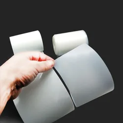 Soft Thin Baby Loops and Hooks Fastener Tape for DIY Sewing and Nursling Projects (2cm  transparent)