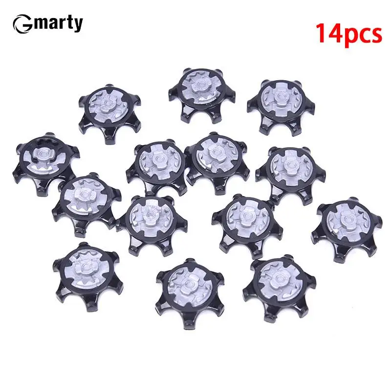 

14pcs/lot Golf Spikes Pins Turn Fast Twist Shoe Spikes Durable Replacement Set Ultra Thin Cleats Pins Fits Ping System Spike