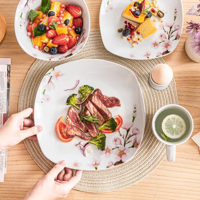 Santa Anita Vajilla Ceramica Set De 16 Piezas Vajilla Benet Noir