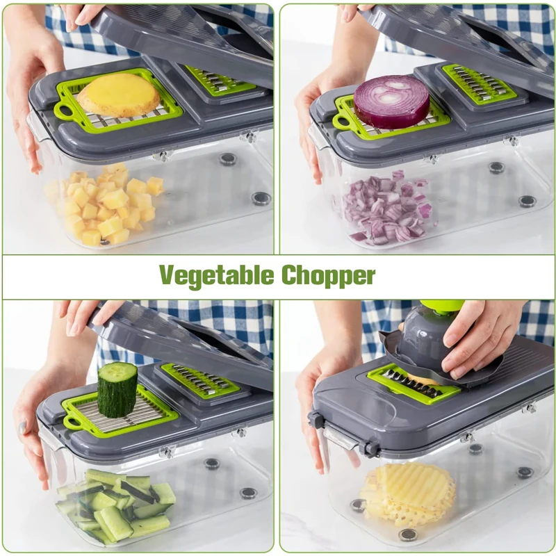 Fullstar Vegetable Chopper Dicer Mandoline Slicer  Vegetable Chopper Nicer  Dicer - Fruit & Vegetable Tools - Aliexpress