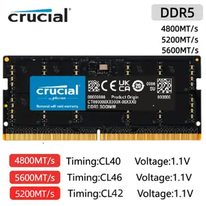 Crucial RAM DDR4 32GB Kit (2 x 16GB) DDR4-2400 SODIMM Memory for Mac  CT2K16G4S24AM - AliExpress