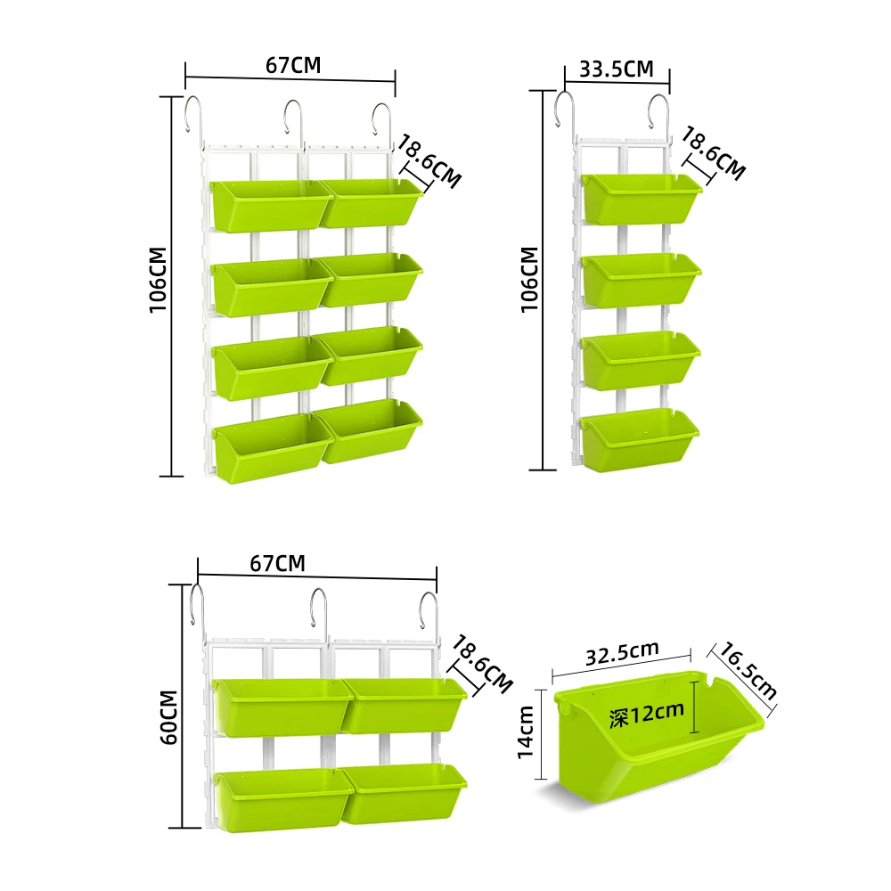 Vertical Serenity Hanging Planter 3