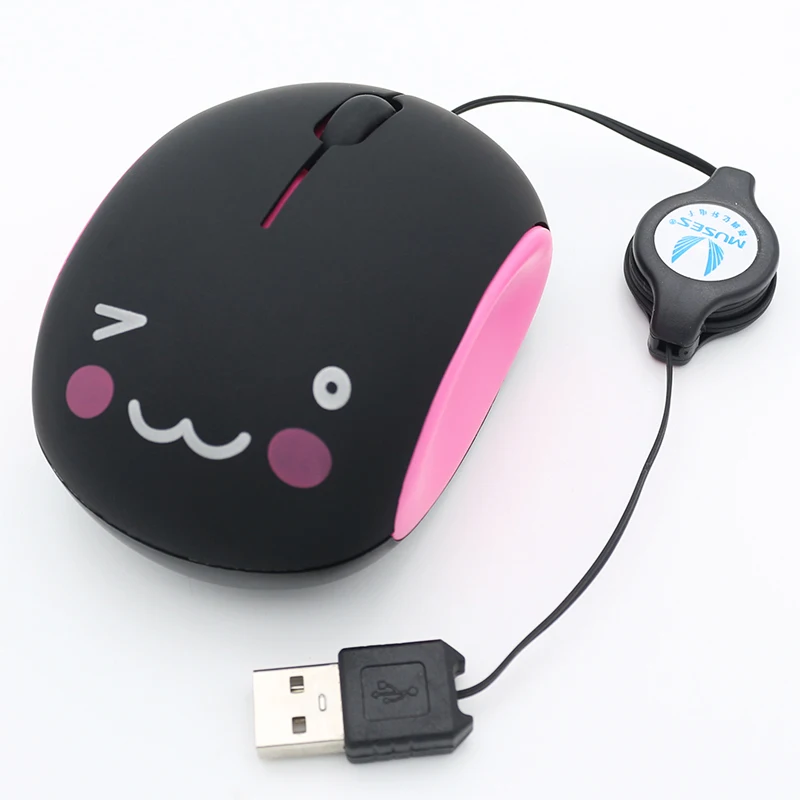 budget wireless gaming mouse mini Computer Mouse Small Cute Mouse for Girls Cartoon USB Creative Wired Mouse for Laptop Silent Mouse for Mac Notebook 1200dpi computer mouse wireless Mice