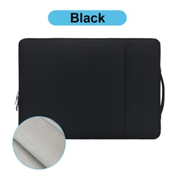 Waterproof Laptop Sleeve and Handbag - Portable Multi-Size Laptop Bag for 15.6 inch (Black)