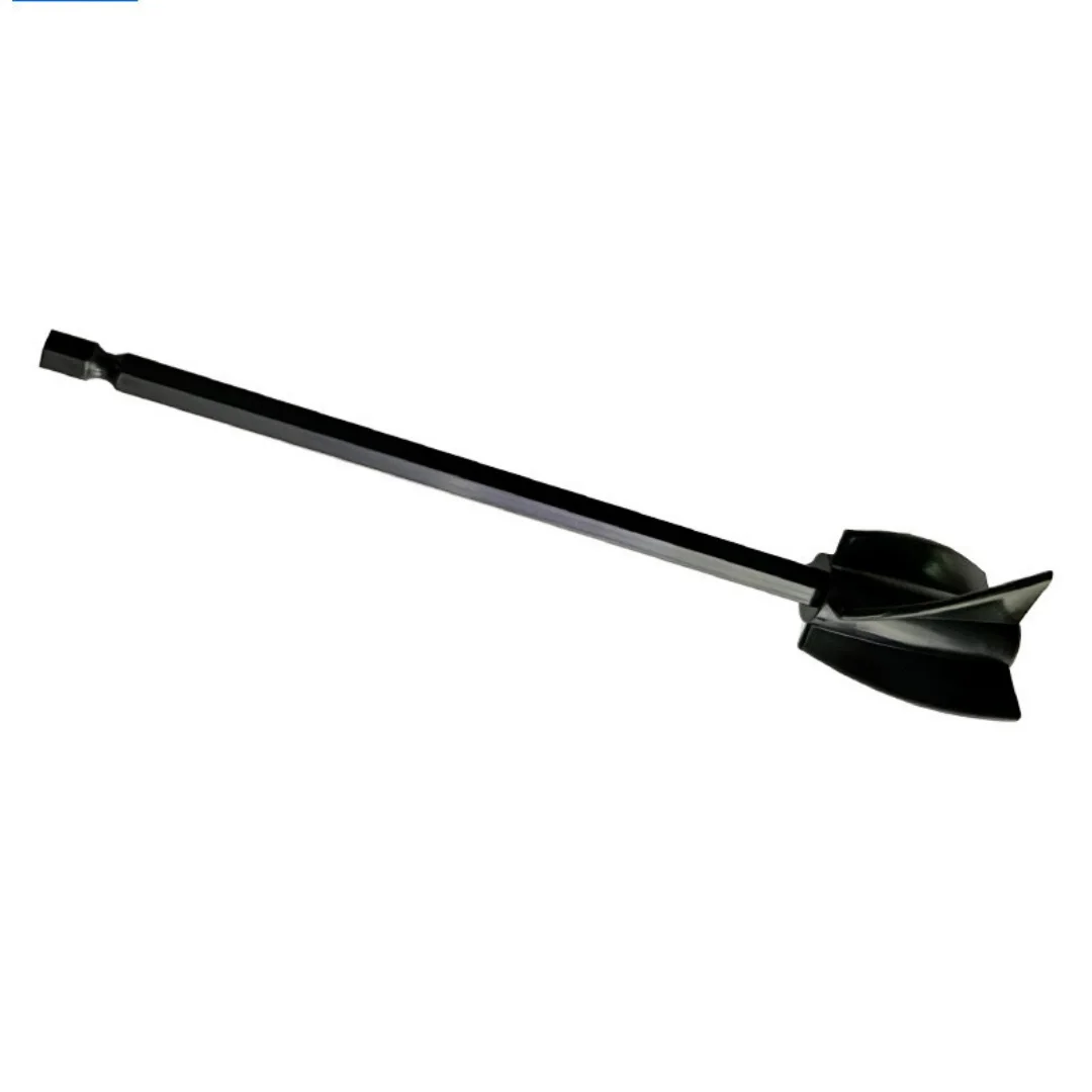 2PCS Epoxy Mixing Stick Paint Stirring Rod Putty Cement Paint Mixer Attachment With Drill Chuck for Epoxy Resin Latex Oil