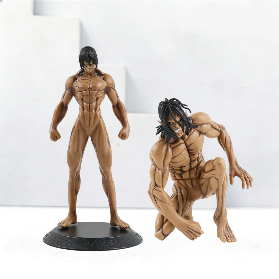 Giant Attack on Titan Collectible Anime Figure - Handmade Eren Jaeger/Levi Action Ornament Gift