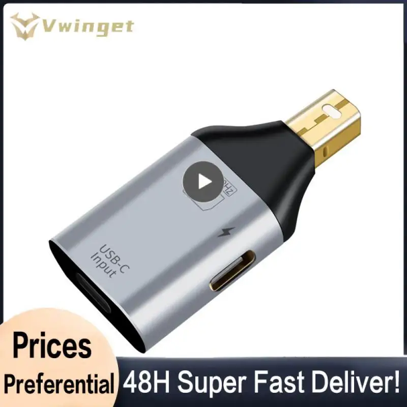 4K Type C Adapter To DP/HDMI-compatible/Mini DP Cable Type C To Thunderbolt 3 Adapter For Phone Laptop Type C Adapters 1