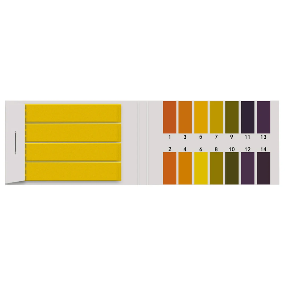 80 Pcs PH Test Papers 1-14 PH Wide Range Strips with Comparison Chart Precision Professional for Water Wine Saliva Urine Soil