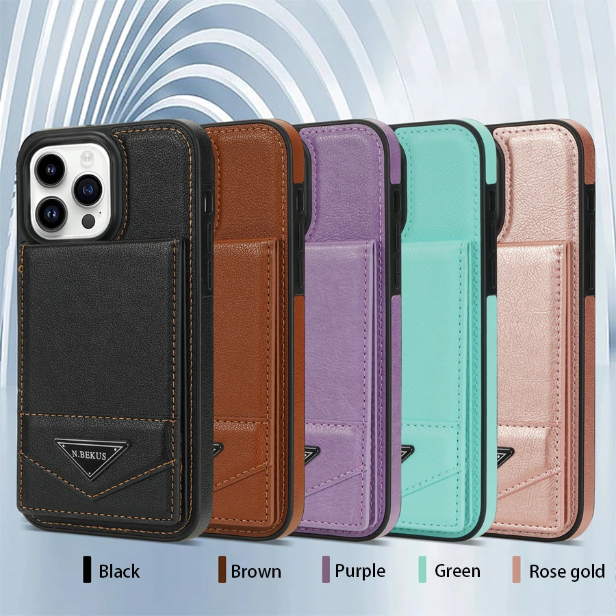 Wallet Magnetic Flip Sidestick Hardware Anti-theft Brush Leather Case For iPhone 17 Air 16e 16 Pro Max 15 Plus 14 13 12 11 XR