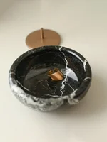French Luxury Natural Marble Tray Decorative Bowl Jewelry Aromatherapy Storage 2