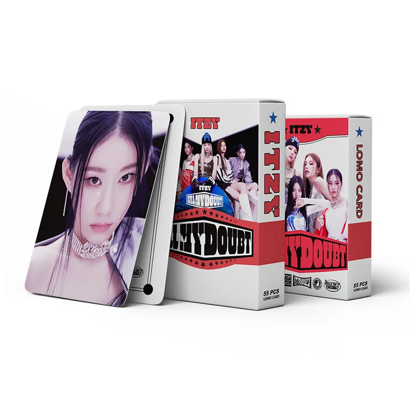 

55pcs/set ITZY Anniversary Album Rill Mydoubt Small Card Album LOMO Card Postcard Photo Card Collection Gift Kpop YEJI RYUJIN
