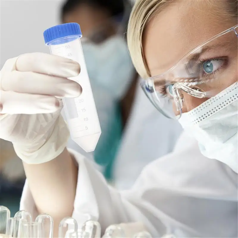 10PCS-100PCS Lab Atomization Tube Lab Centrifuge Tubes Graduated Test Tubes With Screw Caps PP Plastic Microcentrifuge