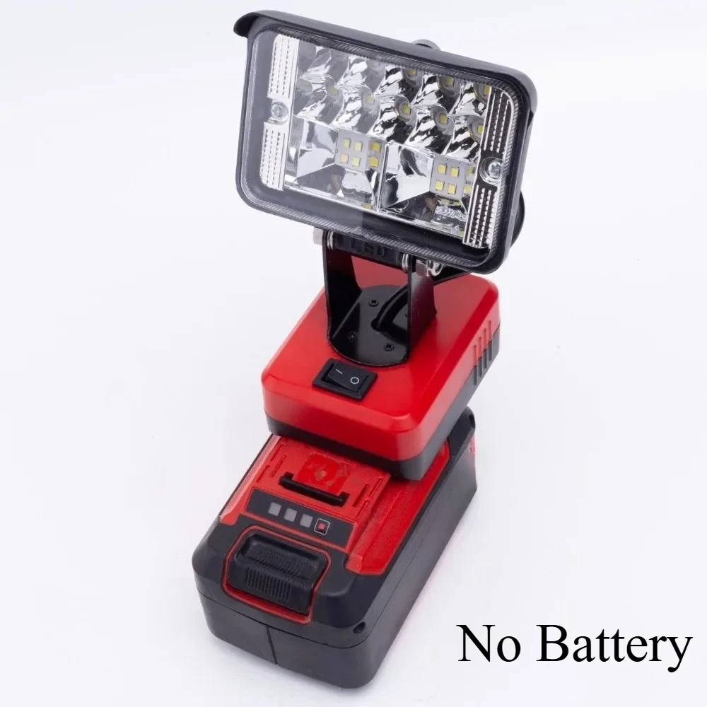 Portable LED Work Light 18V Li-ion Battery Powered with USB Type-C Charging Port for Power X Change/OZITO portable lanterns,camping light,camping lamp,portable work lights,camping lantern,portable work light