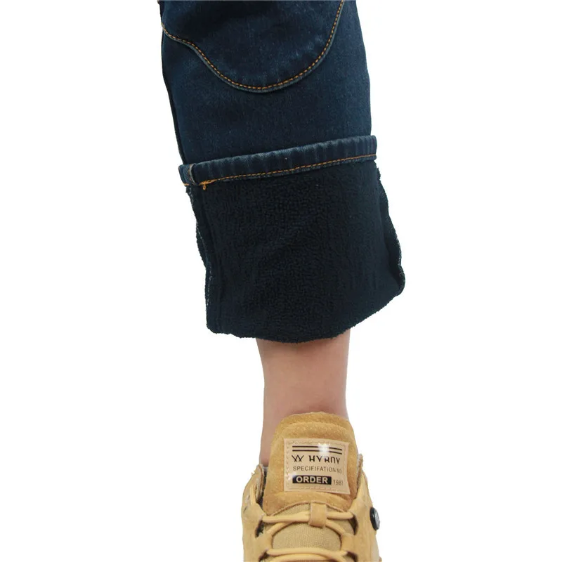 겨울용 오토바이 라이딩 청바지 플리스 안감 단일 착용 방한 방풍 방지 벨벳 청바지