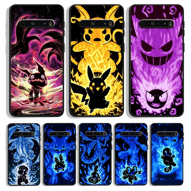

Pokemon Pikachu Cool Phone Case For LG K92 K71 K61 K52 K51S K42 K41S K50S K40S K22 Q60 V60 V50S G8X G8S ThinQ Black