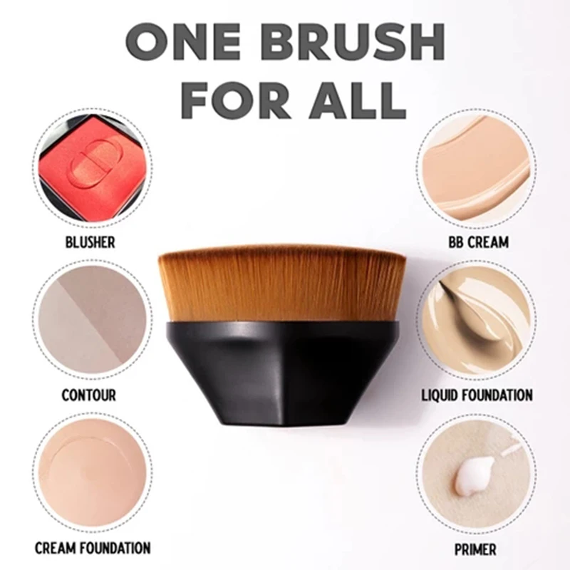 Makeup Brush Foundation Brushes Tools Face Cosmetics Soft Base Foundat Makeup Kits Portable Professional Beauty Brush
