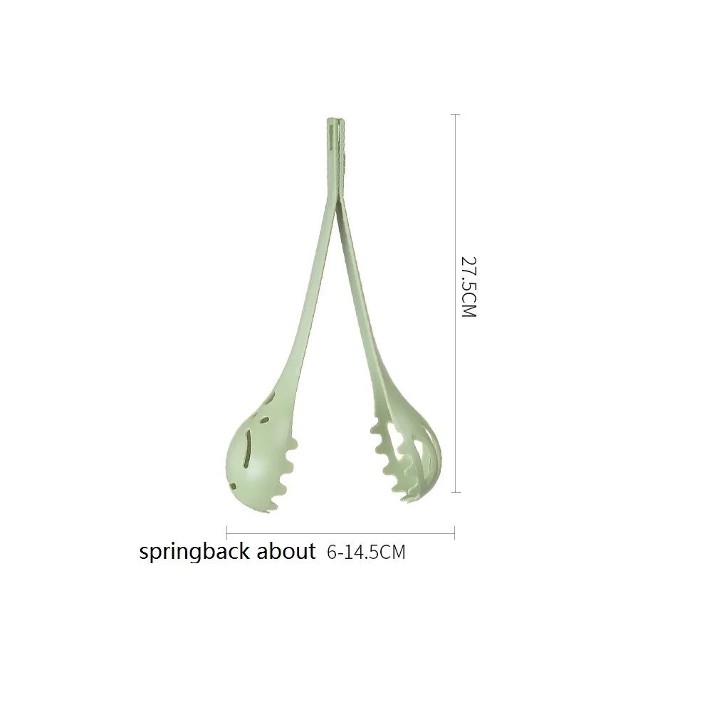 1PC Multifunctional Egg Beater Milk Whisk Pasta Tongs Food Clips Mixer Manual Stirrer Salad Bread Clips Kitchen Accessories