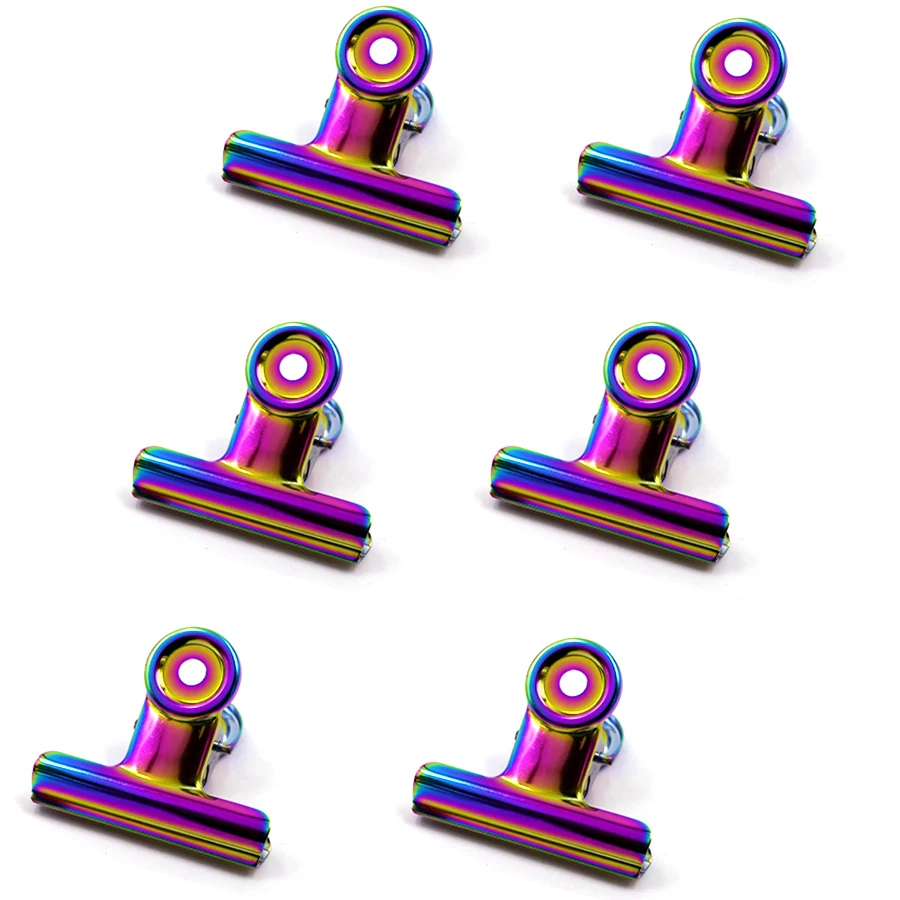 6PCs Edelstahl Nagel Befestigungs Clips für Maniküre Faser Verlängerung Gestaltung Nagel Tipps Form Tool Kit – Detail 7