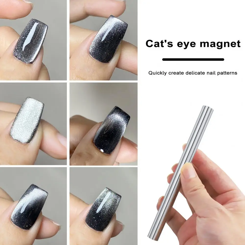 

Магнитная искусственная кожа маленького размера, потрясающие эффекты ногтей за секунды, магнит кошачий глаз с двойной головкой для многофункционального ногтя