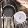 Outdoor Titanium Cup 500ml with lid Tableware Camping Coffee Tea Mug Cup Picnic Camping Mug Water Cup 4