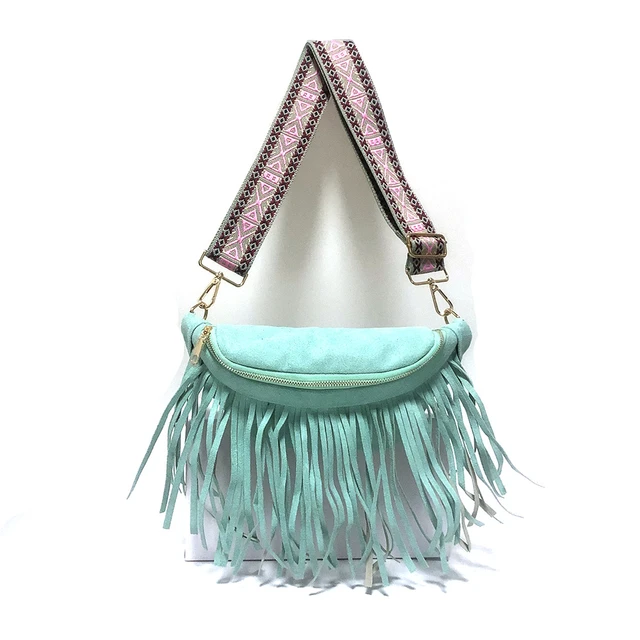 New Vintage Bohemian Fringe Messenger Crossbody Bag Frosted PU Leather  Women Tassel Boho Hippie Gypsy Fringed Women's Handbags - AliExpress